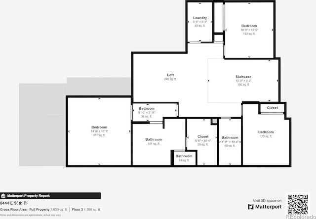 8444 E 55th Pl, Denver, CO 80238 - view of layout