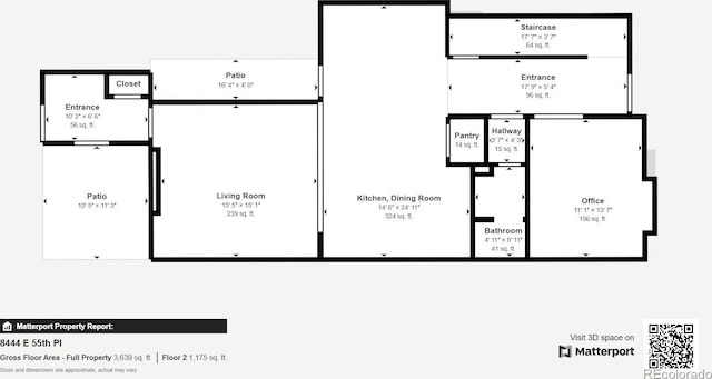 8444 E 55th Pl, Denver, CO 80238 - view of room layout