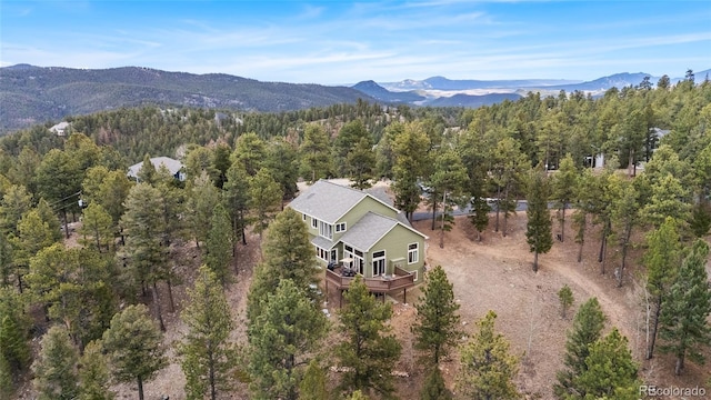 32555 Meadow Ridge Ln, Pine, CO 80470 - view of subject property with mountains and a forest