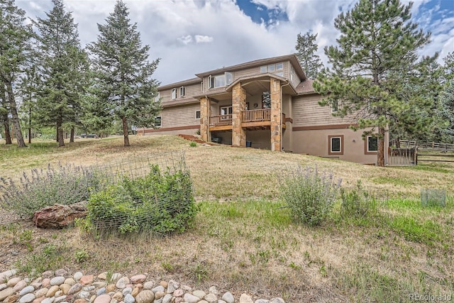 1361 Bross Ct, Evergreen, CO 80439 - rear view of property