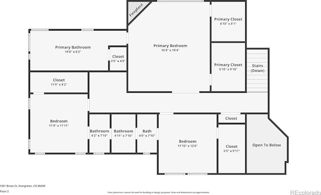 1361 Bross Ct, Evergreen, CO 80439 - view of property floor plan