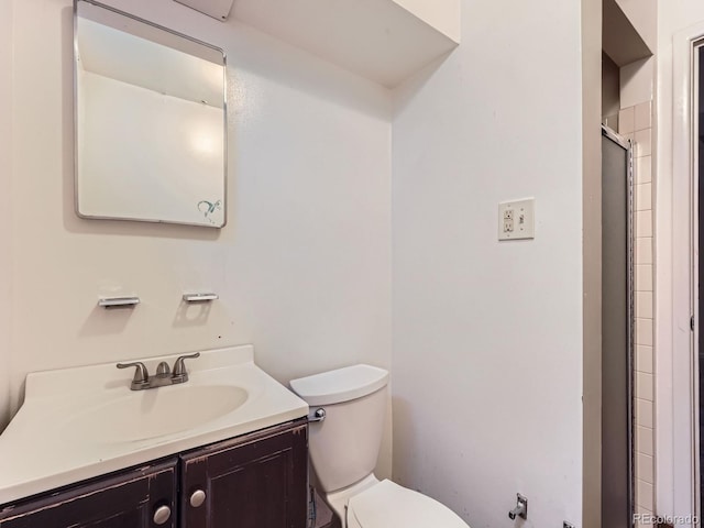 10736 Logan Ct, Northglenn, CO 80233 - bathroom featuring vanity and an enclosed shower