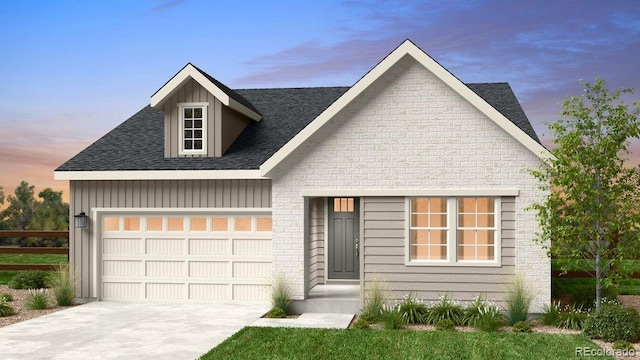 17075 W 92nd Loop, Arvada, CO 80007 - view of front of house with driveway, a garage, and roof with shingles