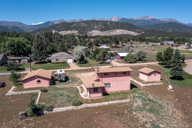 13705 County Road 45, Coaldale, CO 81222 - view from above of property with a mountainous background