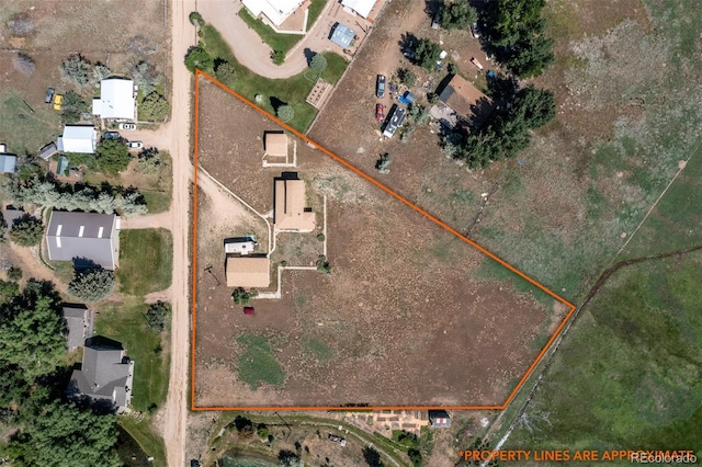 13705 County Road 45, Coaldale, CO 81222 - view of property location featuring property boundaries highlighted
