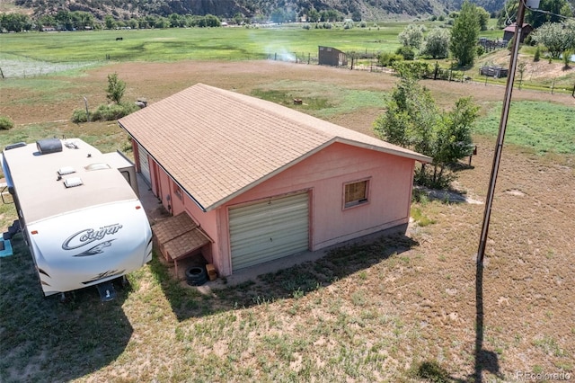 13705 County Road 45, Coaldale, CO 81222 - garage with a view of rural / pastoral area
