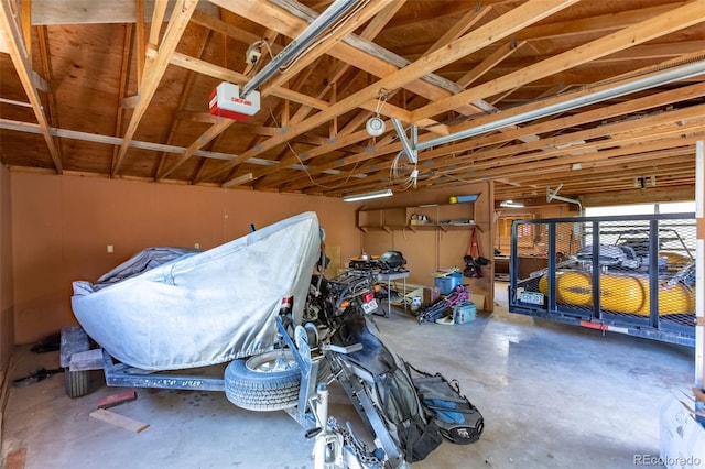 13705 County Road 45, Coaldale, CO 81222 - garage featuring a garage door opener
