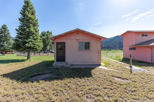 13705 County Road 45, Coaldale, CO 81222 - view of outbuilding with a mountain view