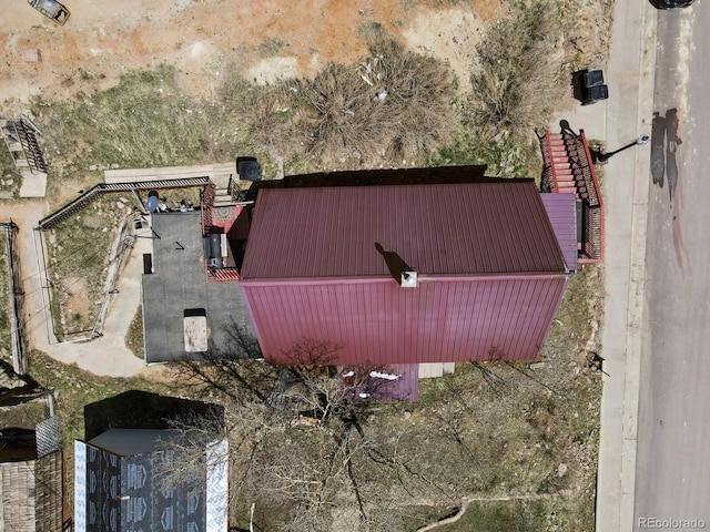 view of drone / aerial view