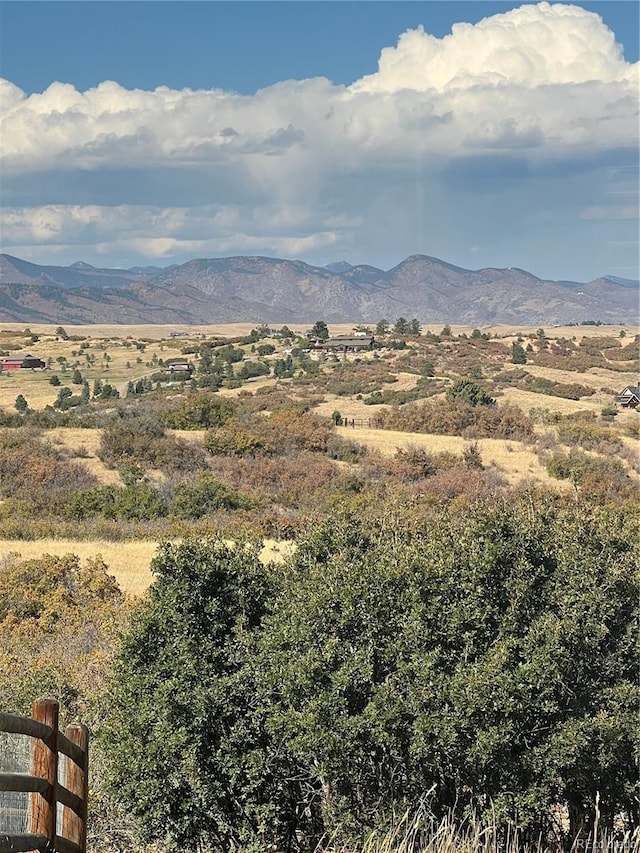 view of mountain feature