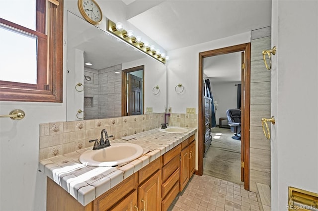 17852 E Long Ave, Centennial, CO 80016 - full bath with double vanity and backsplash