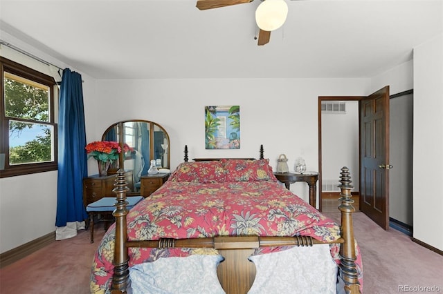 17852 E Long Ave, Centennial, CO 80016 - bedroom featuring carpet and a ceiling fan