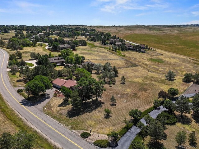 17852 E Long Ave, Centennial, CO 80016 - aerial overview of property's location with rural landscape