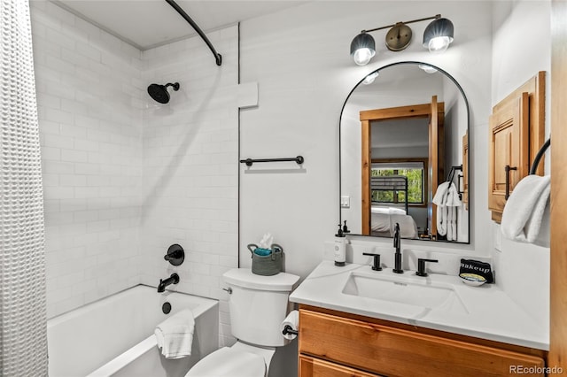 1655 Ranch Rd Unit 403, Steamboat Springs, CO 80487 - bathroom featuring shower / bath combo, vanity, and ensuite bath