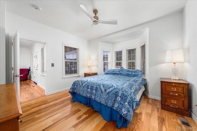 151 Marchant St, Black Hawk, CO 80422 - bedroom featuring wood finished floors, baseboards, and ceiling fan