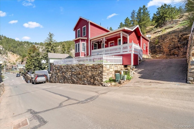 151 Marchant St, Black Hawk, CO 80422 - view of front of home featuring a porch