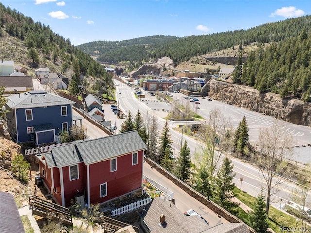 151 Marchant St, Black Hawk, CO 80422 - drone / aerial view of a forest and a mountain backdrop