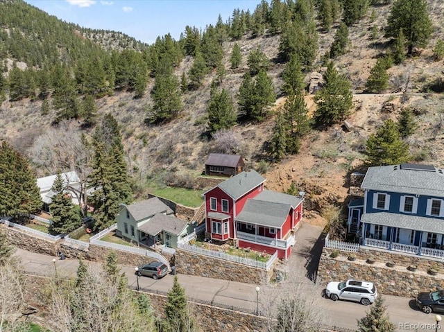 151 Marchant St, Black Hawk, CO 80422 - aerial view of property and surrounding area featuring a forest