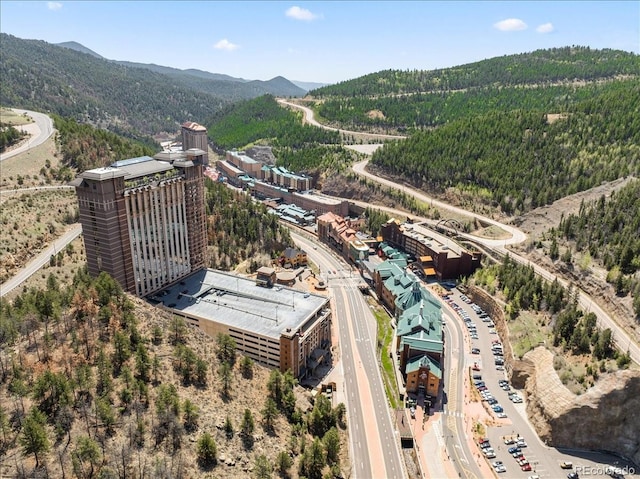151 Marchant St, Black Hawk, CO 80422 - bird's eye view of a mountain backdrop and a forest