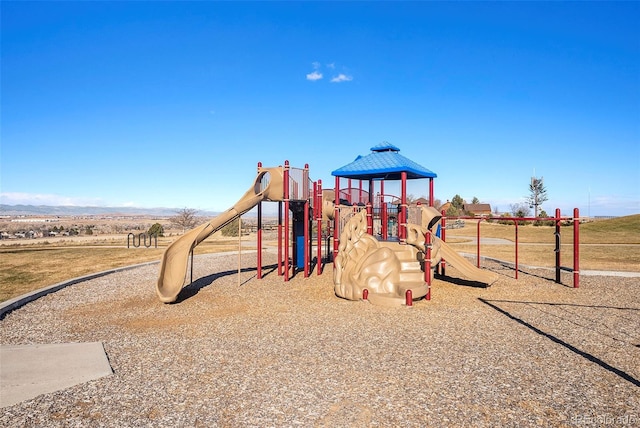 view of jungle gym