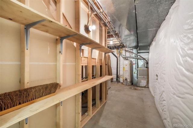 174 Luxury Ln, Colorado Springs, CO 80921 - unfinished below grade area featuring water heater and heating unit