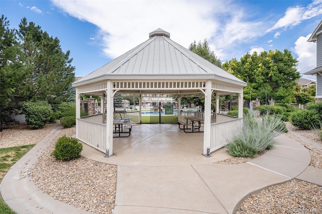 9311 Amison Cir Unit 204, Parker, CO 80134 - surrounding community featuring a gazebo and a pool