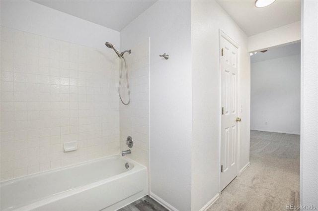 2870 Harrisburg Way, Colorado Springs, CO 80922 - full bath featuring baseboards and bathing tub / shower combination