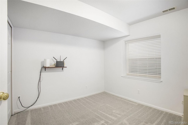 2870 Harrisburg Way, Colorado Springs, CO 80922 - spare room with carpet, visible vents, and baseboards