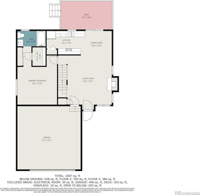 2870 Harrisburg Way, Colorado Springs, CO 80922 - plan