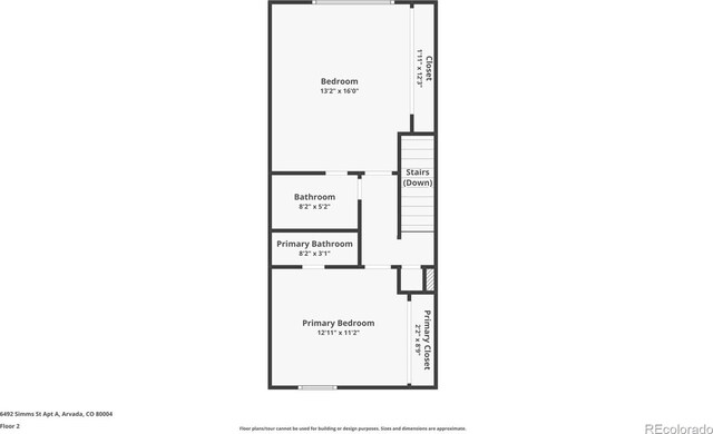 6492 Simms St Unit A, Arvada, CO 80004 - room layout