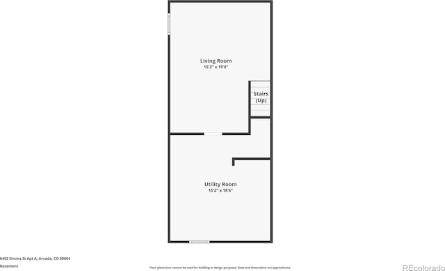 6492 Simms St Unit A, Arvada, CO 80004 - floor plan / room layout