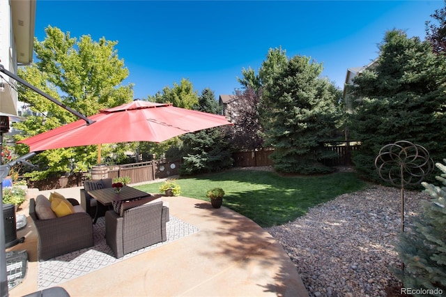 2880 Breezy Ln, Castle Rock, CO 80109 - view of patio / terrace with outdoor dining space