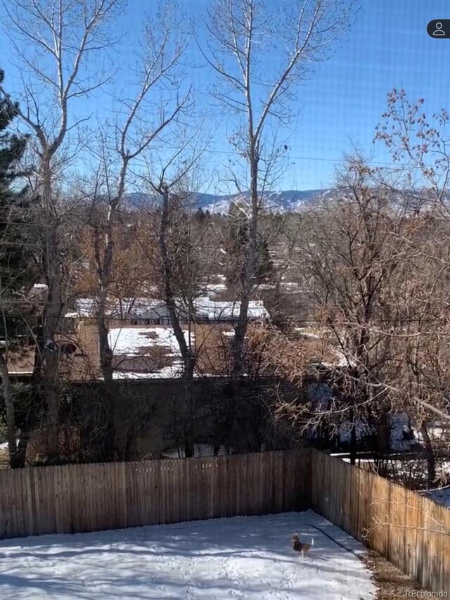 1420 W Ridge Rd, Littleton, CO 80120 - view of snowy yard