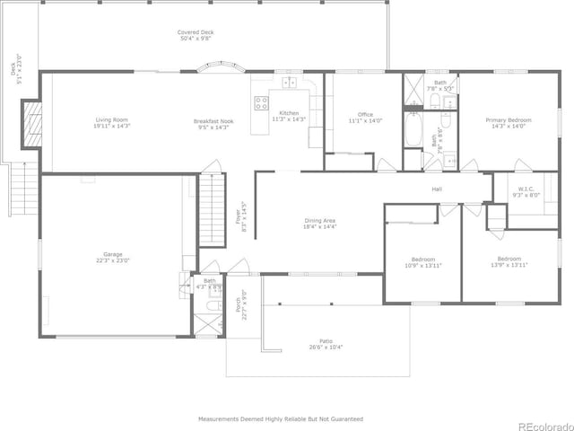 1420 W Ridge Rd, Littleton, CO 80120 - floor plan / room layout