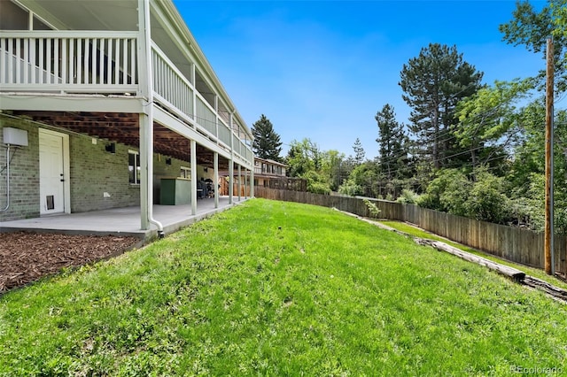 1420 W Ridge Rd, Littleton, CO 80120 - view of yard with a patio area and a deck