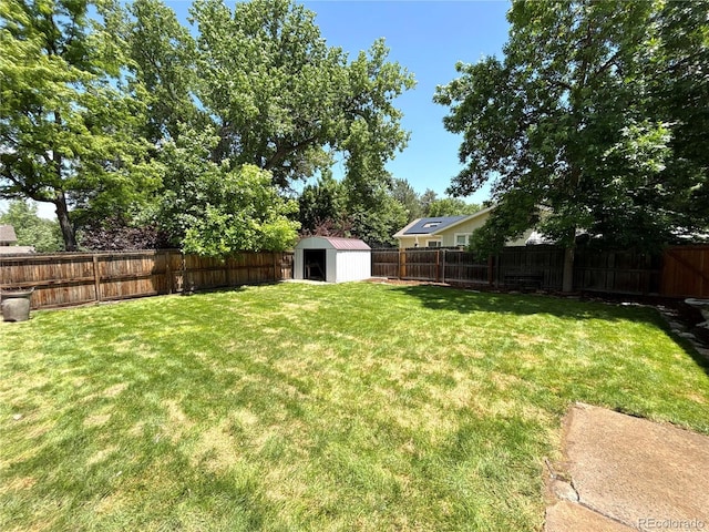6484 S Datura St, Littleton, CO 80120 - fenced backyard with a shed