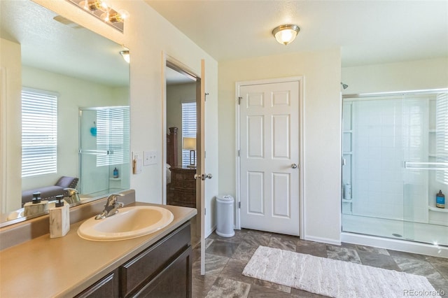 13644 Ulster St, Thornton, CO 80602 - full bathroom with a shower stall and vanity