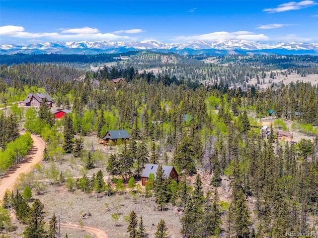 146 Atoka Dr, Como, CO 80432 - aerial view of a mountain backdrop
