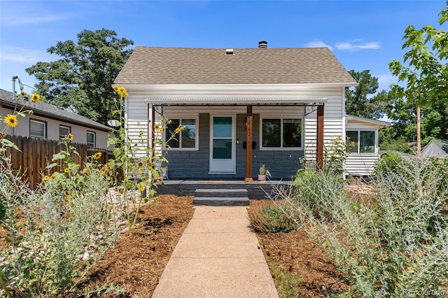 bungalow-style house featuring a porch