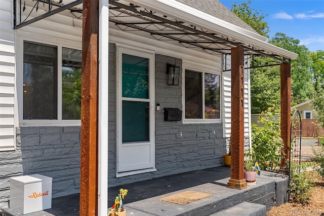 view of property entrance