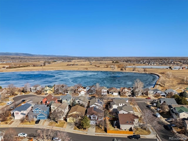 drone / aerial view featuring a residential view