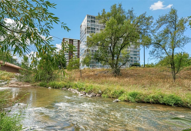 view of water feature