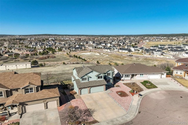 1944 Queens Canyon Ct, Colorado Springs, CO 80921 - bird's eye view with a residential view
