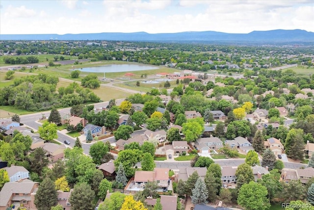 1665 W 113th Ave, Denver, CO 80234 - aerial perspective of suburban area featuring a water and mountain view