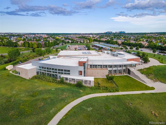 9266 E 35th Ave, Denver, CO 80238 - aerial view of property and surrounding area
