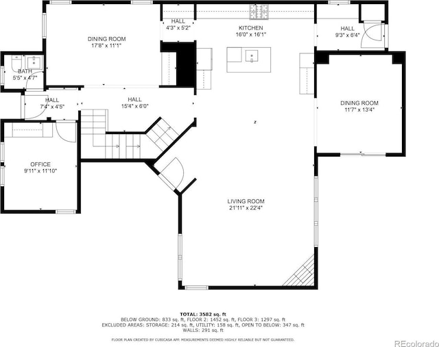 9266 E 35th Ave, Denver, CO 80238 - view of floor plan / room layout