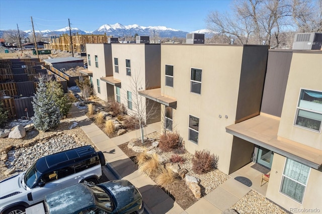 view of property featuring a mountain view