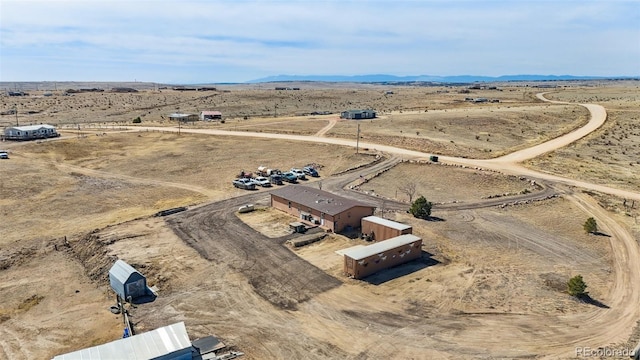 6670 Indian Village Hts, Fountain, CO 80817 - overview of rural landscape with a desert landscape and a mountain backdrop
