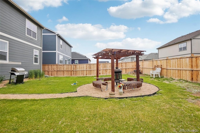 715 N Amory St, Watkins, CO 80137 - view of yard with a pergola and a patio