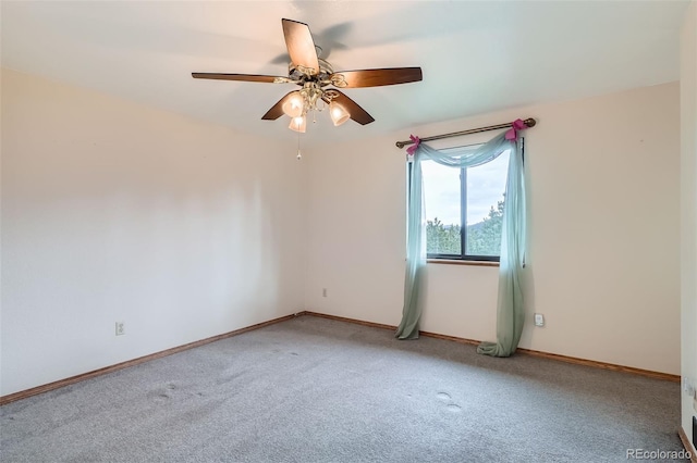 30839 Manitoba Dr, Evergreen, CO 80439 - unfurnished room with a ceiling fan and light carpet